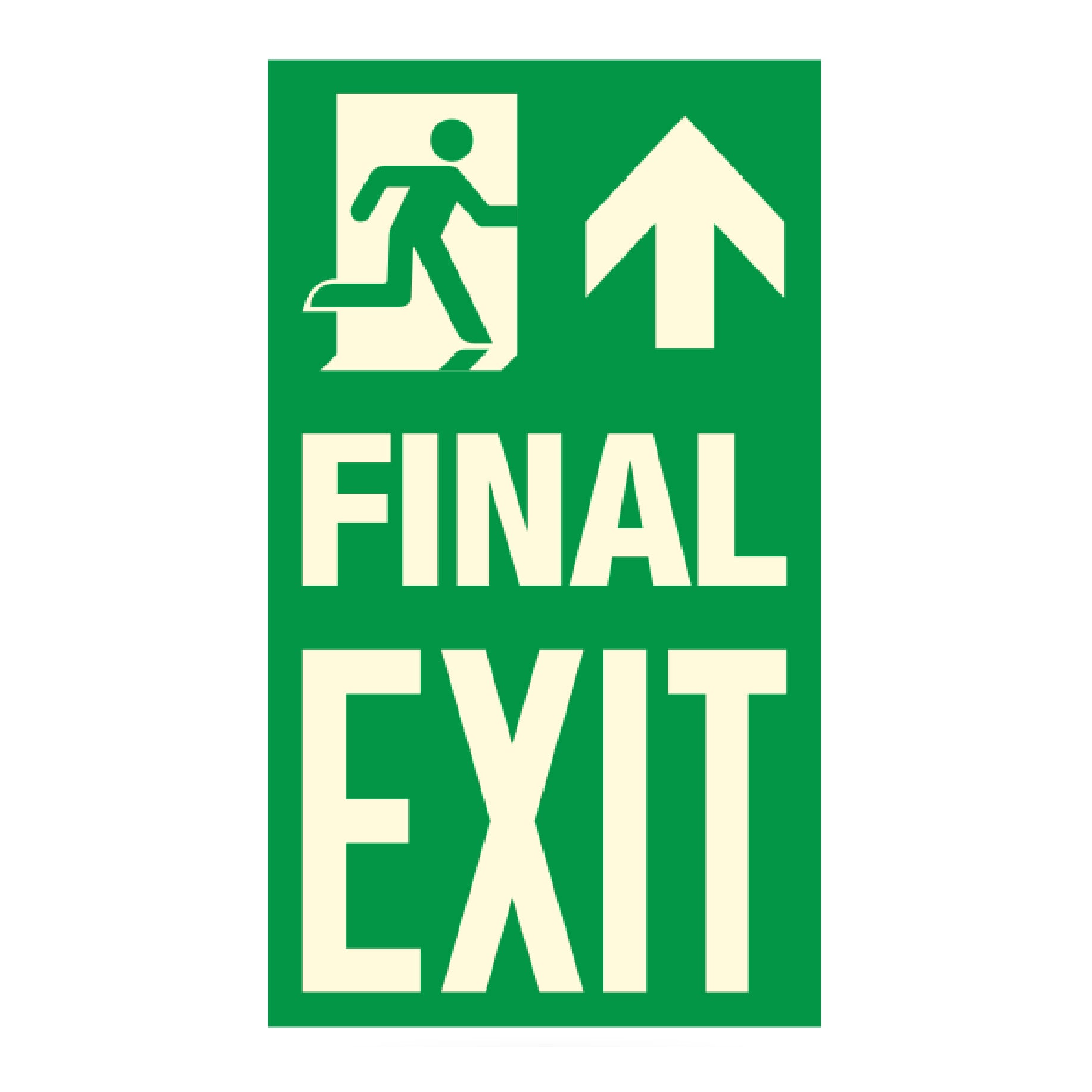 Photoluminescent Final Exit Sign – Vivid Print Services
